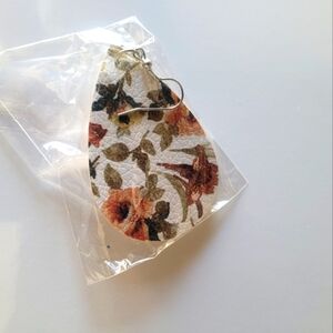 Floral Teardrop Earrings